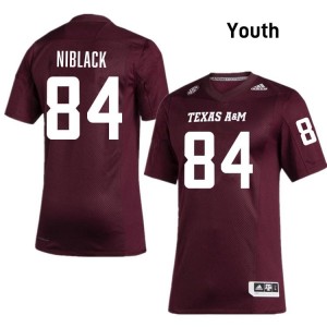 Maroon Amari Niblack #84 Texas A&M Aggies Legacy Edition Football Youth Player Durable-Stitched SEC Jersey 62581625