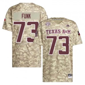 Beige Ashton Funk #73 12th Man Legacy Edition Football Men Player Durable-Stitched SEC Jersey 78501998