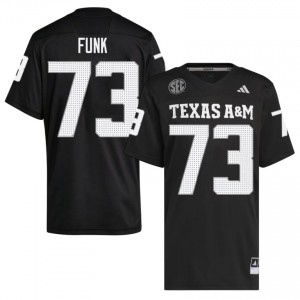 Men Ashton Funk Aggies Pride #73 Black SEC Sewn High School Football Jersey 30278801