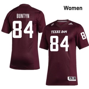 Women Blake Buntyn Aggies Pride #84 Maroon SEC Sewn Player Football Jersey 37295101