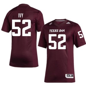 Genuine Blake Ivy Texas A&M Aggies #52 Maroon Men University SEC High-Performance Football Jersey 57472860