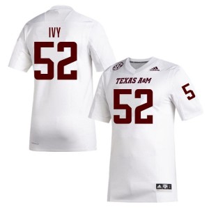 Men Blake Ivy Aggies Pride #52 White SEC Sewn Player Football Jersey 20802672
