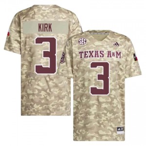 Beige Christian Kirk #3 12th Man Legacy Edition Football Men High School Durable-Stitched SEC Jersey 87107730
