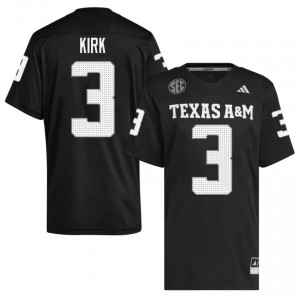 Men Christian Kirk Aggies Pride #3 Black SEC Sewn University Football Jersey 12607197