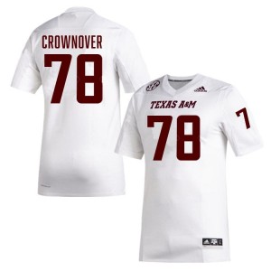 Dametrious Crownover Men Licensed #78 Texas A&M SEC White Football Player High-Quality Jersey 74176726