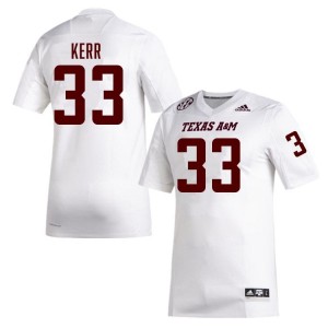 White Jarred Kerr #33 Texas A&M Legacy Edition Football Men NCAA Durable-Stitched SEC Jersey 93027806