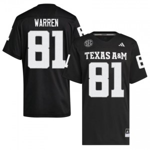 Black Jayden Warren #81 12th Man Legacy Edition Football Men College Durable-Stitched SEC Jersey 13638109