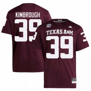 TAMU SEC #39 John Kimbrough Men College Football Maroon Game Day Sewn Jersey 72327044