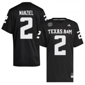 Genuine Johnny Manziel Texas A&M Aggies #2 Black Men Player SEC High-Performance Football Jersey 36105066