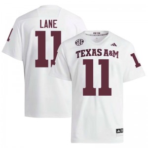 TAMU SEC #11 Jorvorskie Lane Men Player Football White Game Day Sewn Jersey 62983704