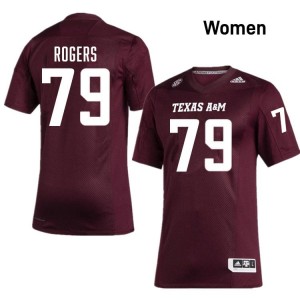Texas A&M SEC #79 Lamont Rogers Women College Football Maroon Game Day Sewn Jersey 52615372
