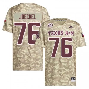 Beige Luke Joeckel #76 12th Man Legacy Edition Football Men NCAA Durable-Stitched SEC Jersey 78270678