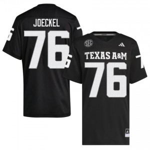 Men Luke Joeckel Aggies Pride #76 Black SEC Sewn College Football Jersey 95203754