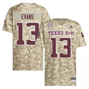 Men Mike Evans Aggies Pride #13 Beige SEC Sewn Player Football Jersey 77625135