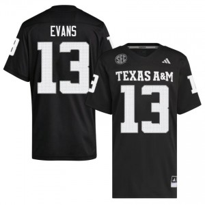 #13 Mike Evans Texas A&M SEC Football High School Embroidered Numbers Jersey (Men, Black) 21381577
