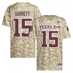 Genuine Myles Garrett Texas A&M Aggies #15 Beige Men Player SEC High-Performance Football Jersey 93539840