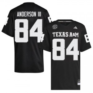 Genuine Richie Anderson III Texas A&M Aggies #84 Black Men High School SEC High-Performance Football Jersey 79971837
