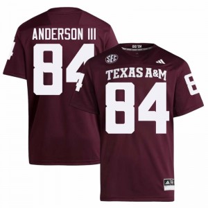 Richie Anderson III Men Licensed #84 Texas A&M SEC Maroon Football University High-Quality Jersey 12042931