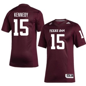 #15 Rylan Kennedy Texas A&M Aggies SEC Football University Embroidered Numbers Jersey (Men, Maroon) 71086275