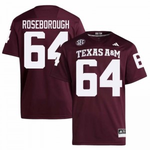 Men Sam Roseborough Aggies Pride #64 Maroon SEC Sewn NCAA Football Jersey 31786346