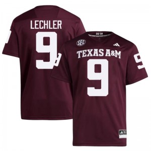 Aggies Maroon #9 Shane Lechler Men Authentic SEC NCAA Pro-Stitched Football Jersey 40227646