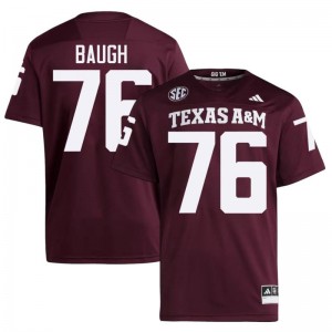 Genuine Trovon Baugh Texas A&M Aggies #76 Maroon Men High School SEC High-Performance Football Jersey 87918906