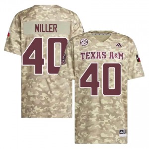 Von Miller Men Licensed #40 Texas A&M SEC Beige Football College High-Quality Jersey 21352552