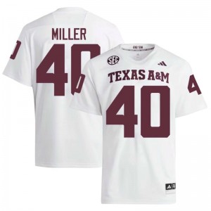 Men Von Miller Aggies Pride #40 White SEC Sewn University Football Jersey 41045187