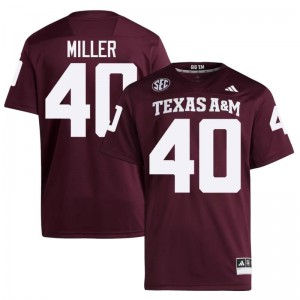#40 Von Miller Texas A&M SEC Football NCAA Embroidered Numbers Jersey (Men, Maroon) 98065839