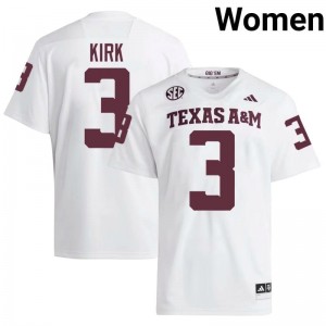 TAMU SEC #3 Christian Kirk Women University Football White Game Day Sewn Jersey 20248936