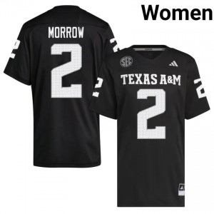 Women Jamarion Morrow Aggies Pride #2 Black SEC Sewn College Football Jersey 73391618
