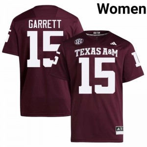TAMU SEC #15 Myles Garrett Women High School Football Maroon Game Day Sewn Jersey 87810058