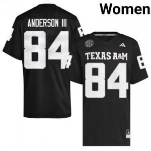 Black Richie Anderson III #84 12th Man Legacy Edition Football Women NCAA Durable-Stitched SEC Jersey 14971845