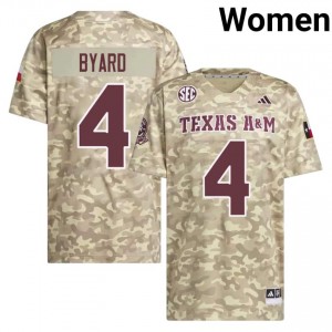 Beige Tawfiq Byard #4 12th Man Legacy Edition Football Women Player Durable-Stitched SEC Jersey 70159568