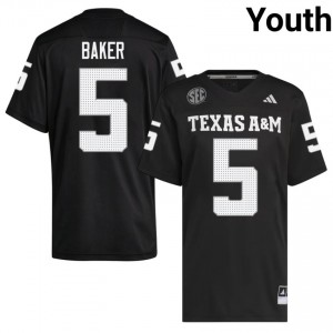 Youth Carsyn Baker Aggies Pride #5 Black SEC Sewn Player Football Jersey 65415296