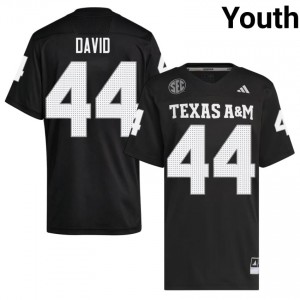 Youth John David Crow Aggies Pride #44 Black SEC Sewn Player Football Jersey 64921894