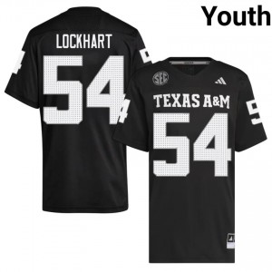 Jordan Lockhart Youth Licensed #54 Texas A&M SEC Black Football University High-Quality Jersey 26919628