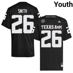 Youth Kevin Smith Aggies Pride #26 Black SEC Sewn University Football Jersey 67748392