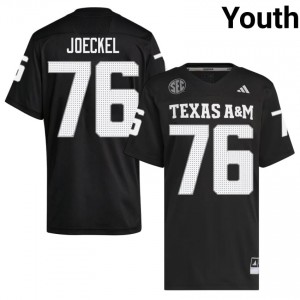 Genuine Luke Joeckel Texas A&M Aggies #76 Black Youth NCAA SEC High-Performance Football Jersey 58196262