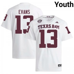 Mike Evans Youth Licensed #13 Texas A&M SEC White Football NCAA High-Quality Jersey 27090173