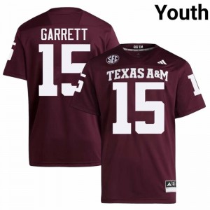 Genuine Myles Garrett Texas A&M Aggies #15 Maroon Youth NCAA SEC High-Performance Football Jersey 52787041