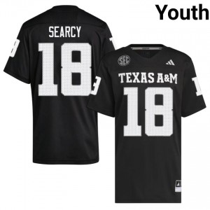 T.J. Searcy Youth Licensed #18 Texas A&M SEC Black Football NCAA High-Quality Jersey 33493096